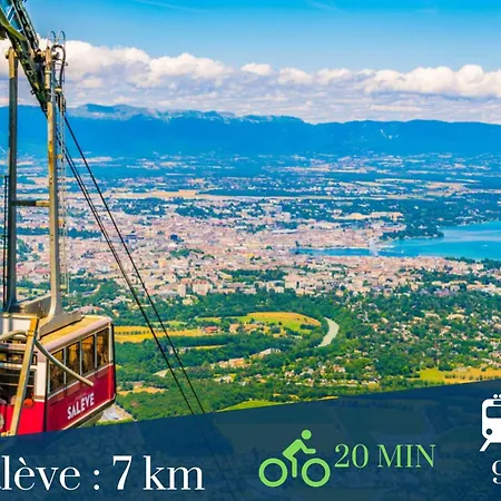 Homey Colibri - New / Free Parking/ Proche Gare / Aux Portes De Genevegeneve 아파트 *